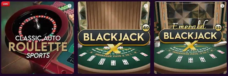 Inzetopties, limieten en KING CASINO